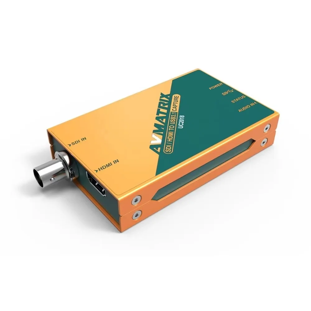 AVMATRIX UC2018 HDMI-совместимыйSDI-USB3.1 TYPE-C Неспрессированная видеозахват для потоковой передачи (art.: 3920cd198f6ea) - 3920cd198f6ea