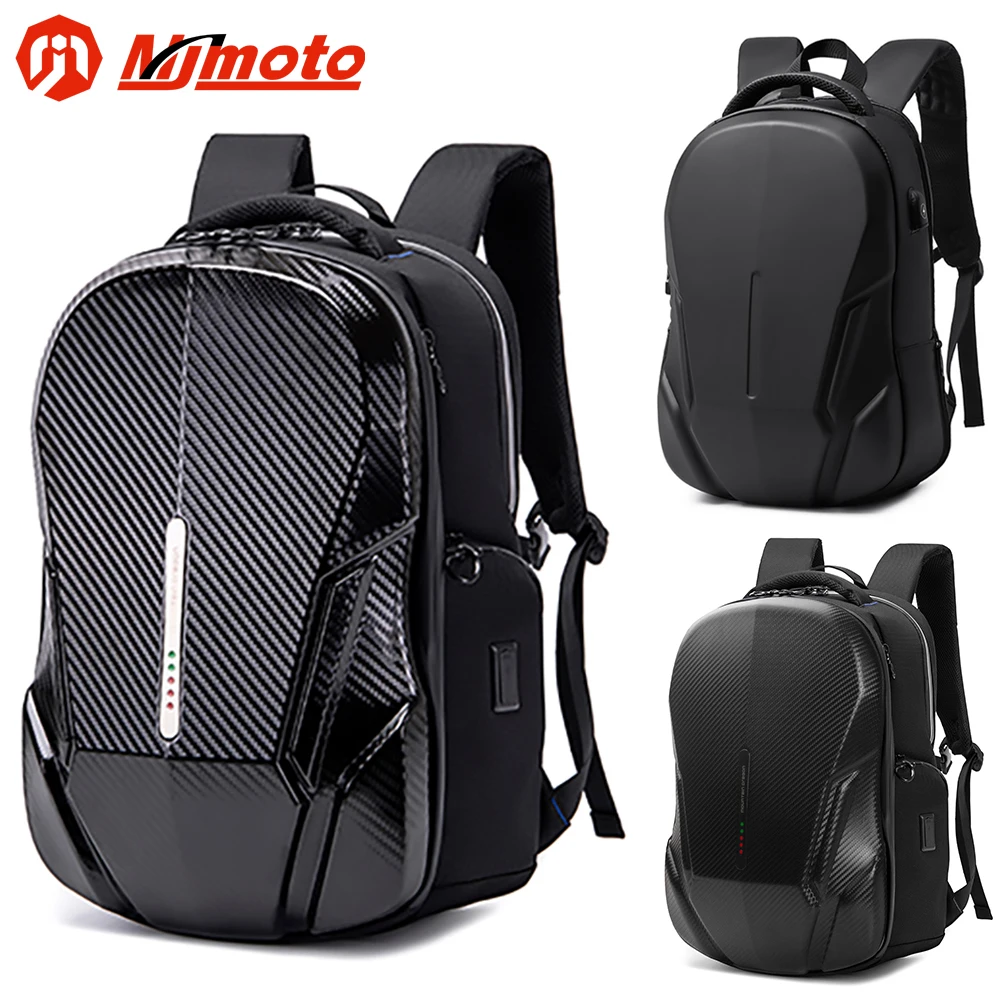 

Motorcycle Backpack Waterproof Motorcycle Hard Case Backpack Back Motor Backpack Usb Charging Interface Motocross Helmet Bag New