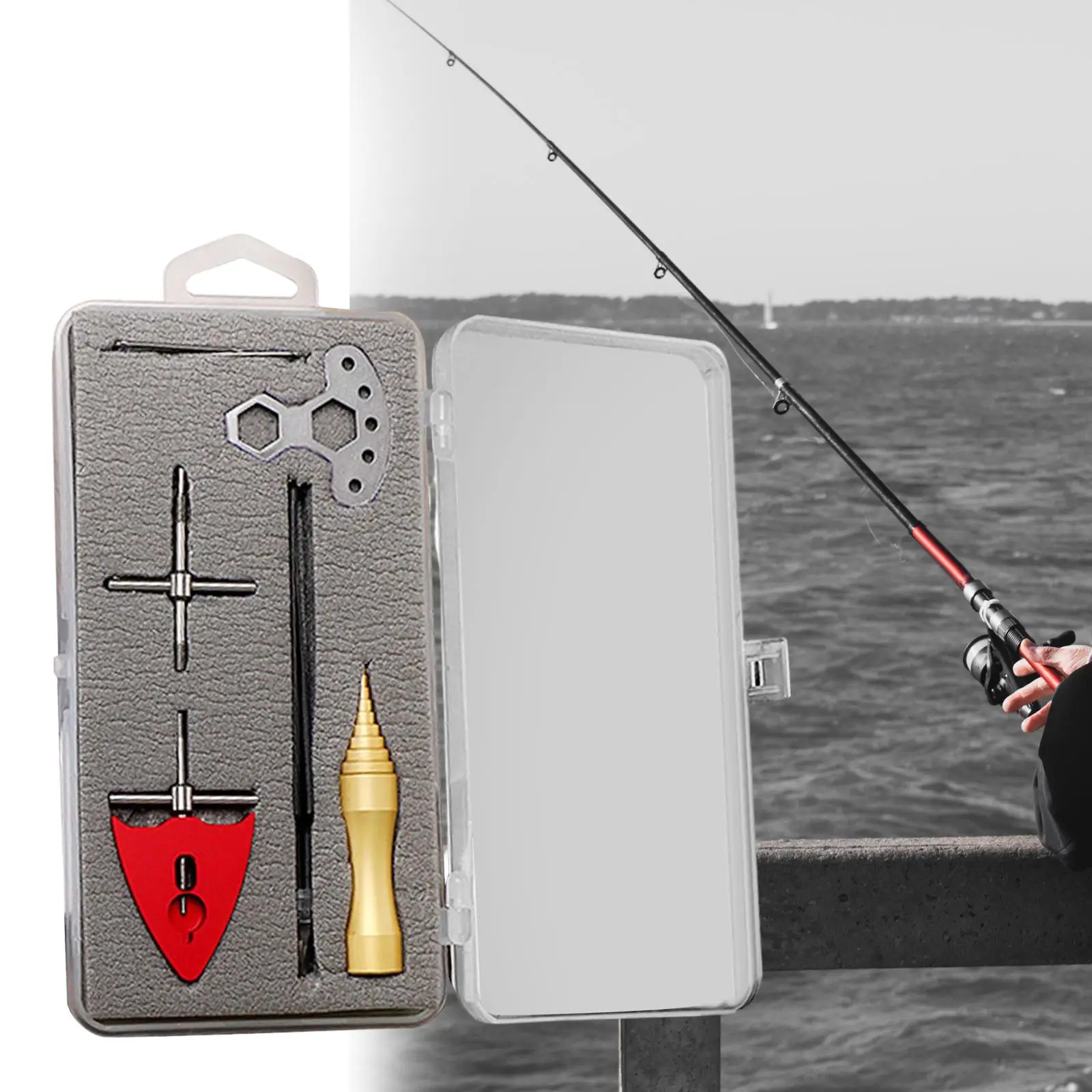 

Portable Fishing Reel Repair Tool Maintenance Baitcasting for Fishing