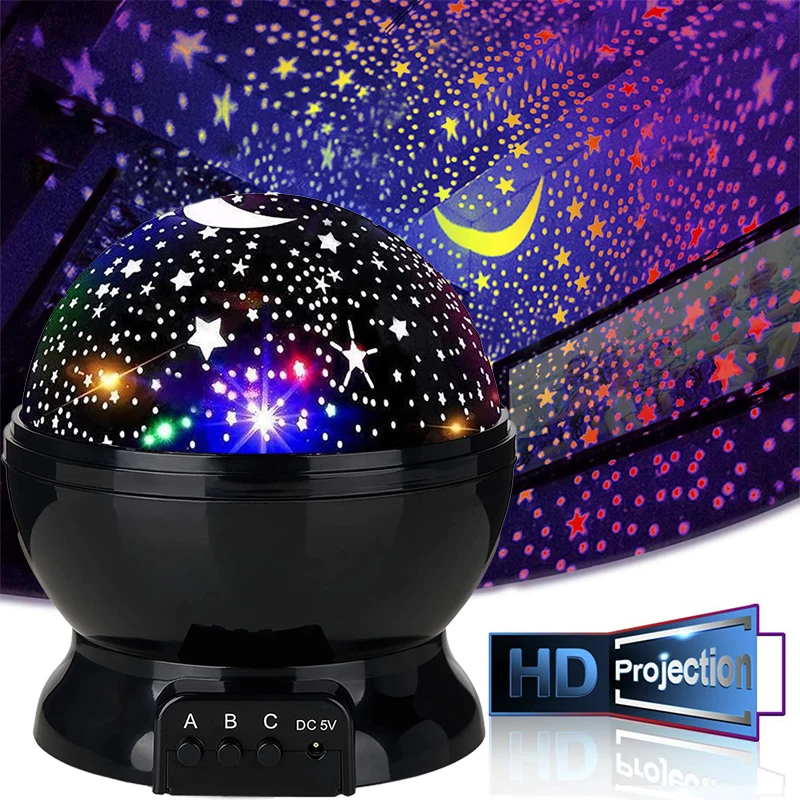 

Starry Sky Star Projector Night Light For Baby Bedroom Decoration Child Kids Birthday Presents Gift