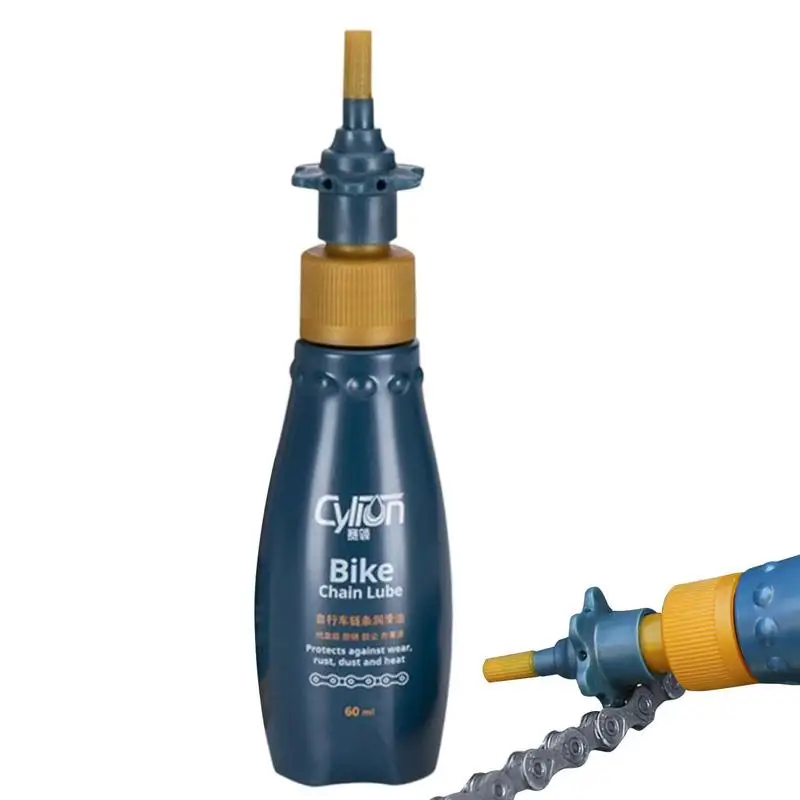 

60 ML Lube Bicycle Chain Lubricant With Cleaning Cloth Cycling Protection Bearings Maintenance Oil Bike Repair Tools Grease