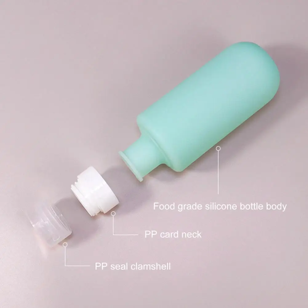 

Бутылка для шампуня, многоразовая силиконовая бутылка для мытья тела, большая емкость для путешествий