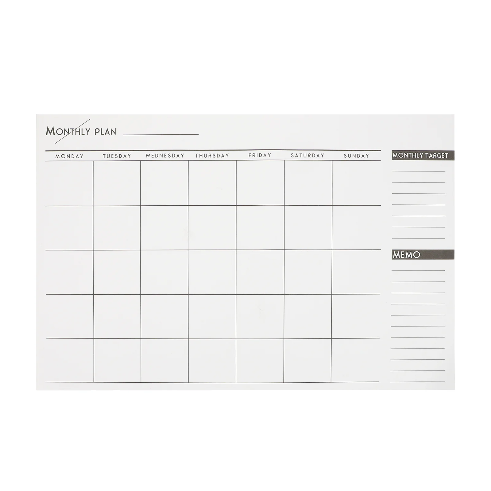 

1 шт. простой блокнот для управления графиком 2022 месяца (разные цвета)