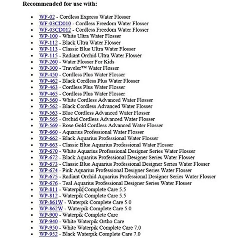 10 шт. струйный ирригатор для полости рта