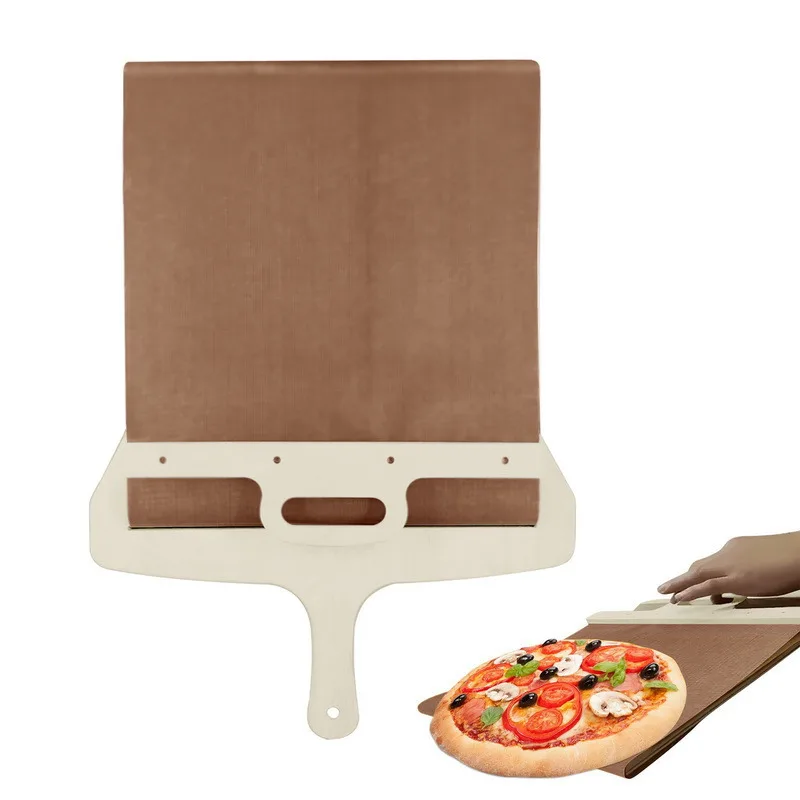 

Sliding Pizza Peel Perforated Shovel Paddle Non Stick Spatula With Hang Hole Turning Peel For Ovens Restaurant Home Kitchen Tool