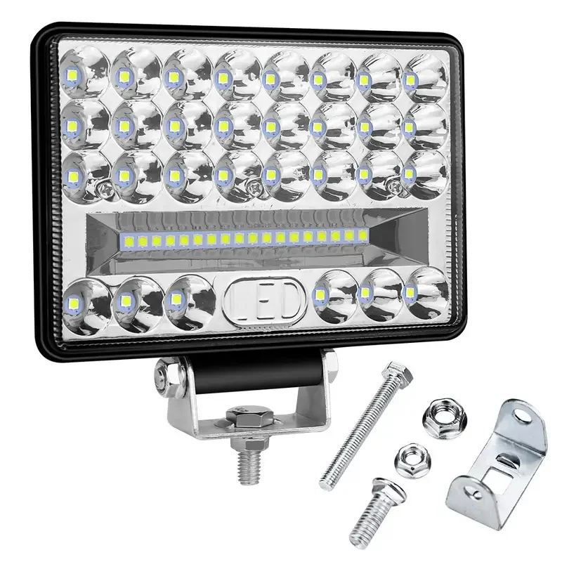 

Large Field Of View 5 Inch LED Work Light 48 Lights 144W Suitable For Car Truck Engineering Truck Forklift Lighting