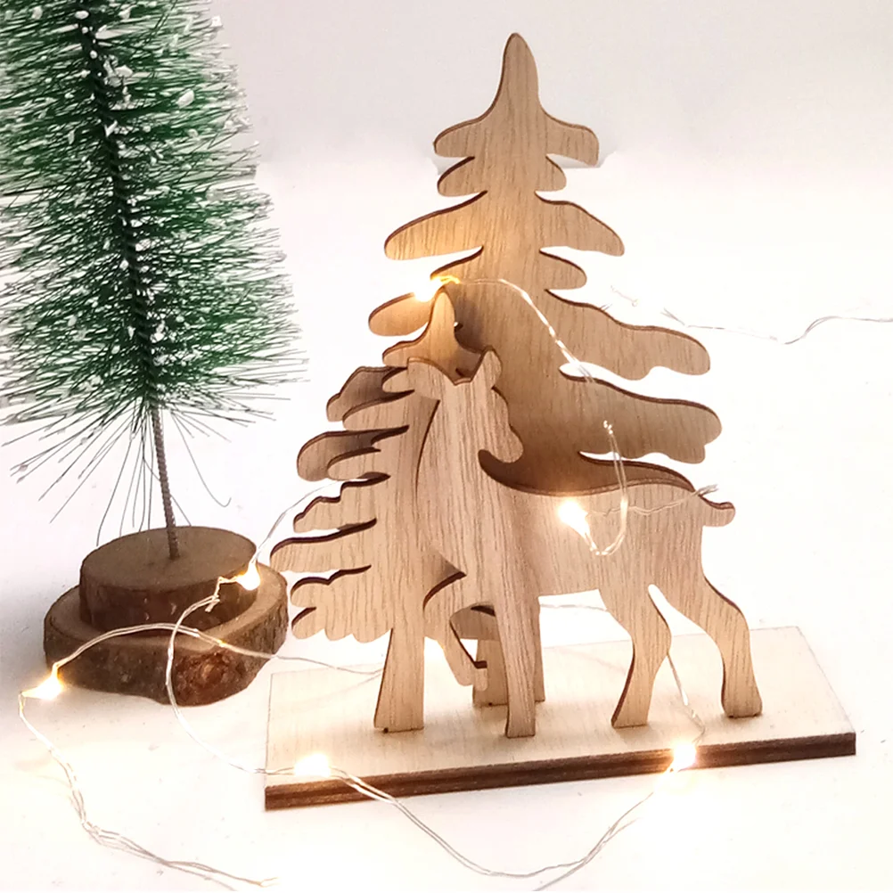 

1PC Handicraft Creative DIY Christmas Deer Decorations for Home