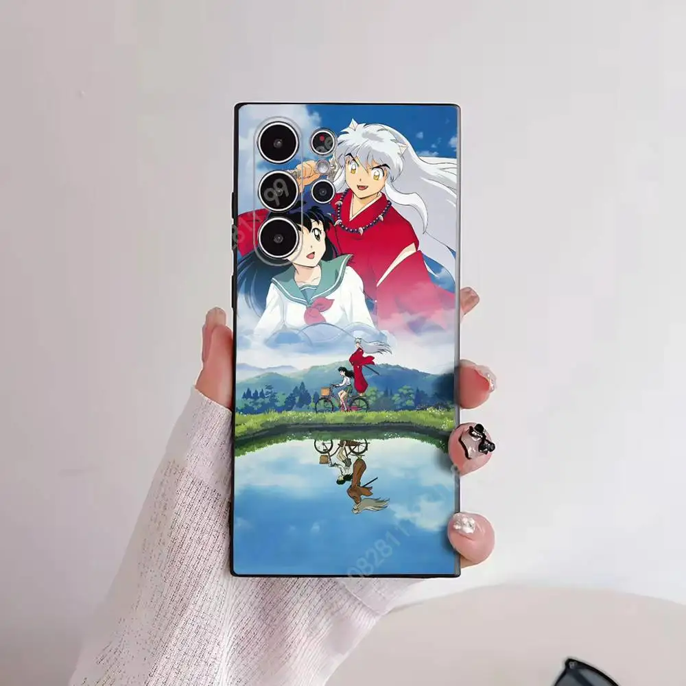 Фото Чехол для телефона с изображением аниме I-Inuyasha K-Kikyo для Samsung Galaxy S30 26 25 Ultra Plus S24 23 22 FE Lite S21 20, чехол из ТПУ №4