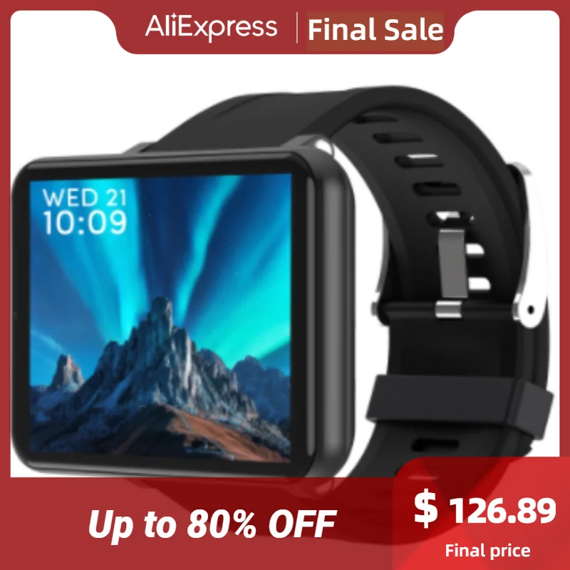 

DM100 4G 2.86 Inch Screen Men's Smart Watch Phone Android 7.1 3GB 32GB 5MP Camera 480*640 Resolution 2700mah Battery Smartwatch