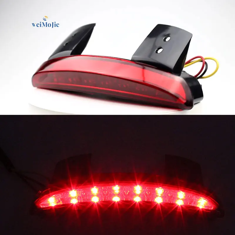 

Motorcycle Tail Light Lamps Turn Signal LED Left Right Rear Fender Edge Brake Taillight For Harley XL 883 Touring Sportster