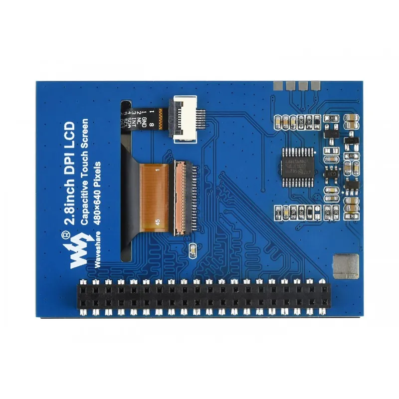 2,8-дюймовый емкостный сенсорный ЖК-экран для Raspberry Pi, 480×640, DPI, IPS, крышка из закаленного стекла с оптическим склеиванием (art.: 3920cd370e045) - 3920cd370e045