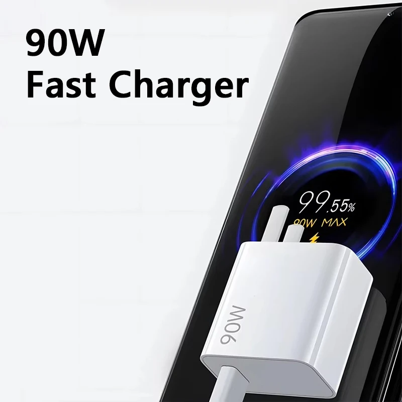Фото Оригинальное зарядное устройство Xiaomi 90 Вт, настенный адаптер для быстрой эффективной зарядки, кабель 1/1,5/2 M 6A TypeC для Mi 15 14Ultra Pro POCO X7 X6 №2