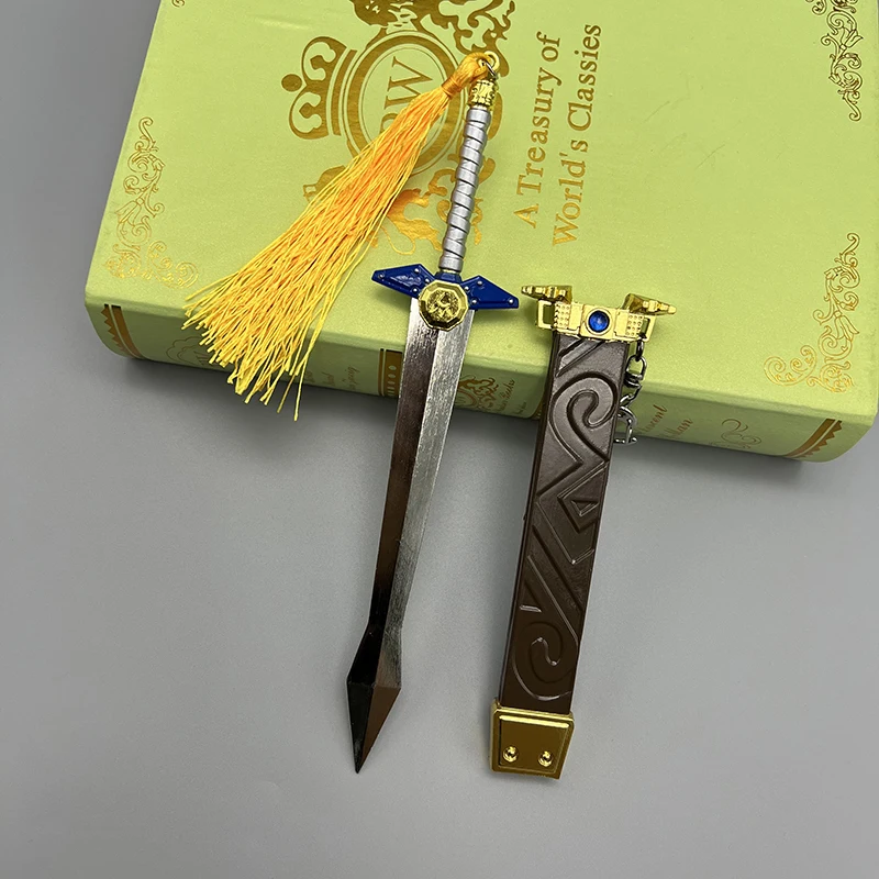 

21cm Biggoron's Sword Link LoZ Tears of the Kingdom Breath of the Wild Game Peripherals Metal Weapon Models 1:6 Equipment Crafts
