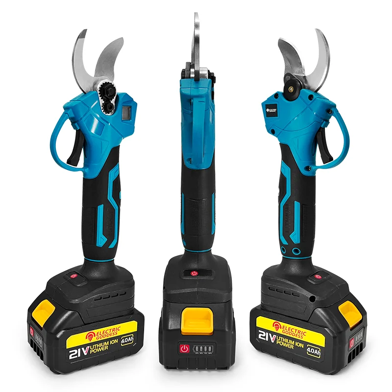 EGOD 1500 Вт Аккумуляторные садовые ножницы 30 мм для обрезки деревьев высокой