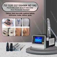 free shipping 2022 new design laser tattoo removal black face claw machine 1320nm 1064nm 532nm 755nm