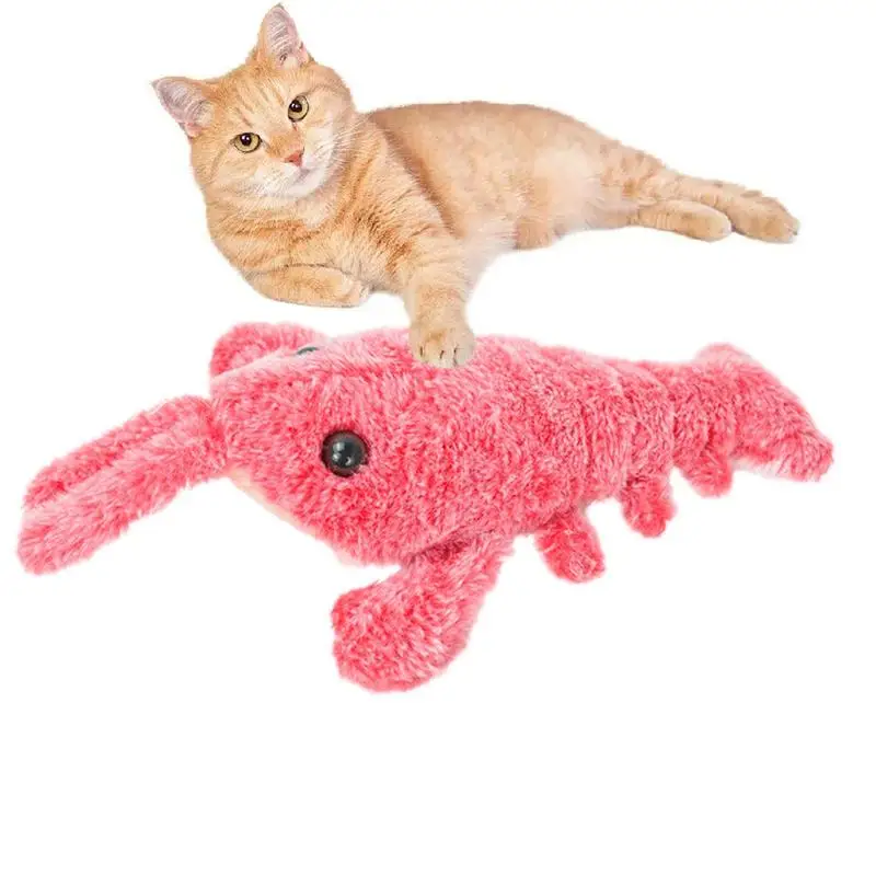 

Игрушка-лобстер для кошек, Автоматическая Роботизированная Игрушка-лобстер, электронная электрическая игрушка, USB-зарядка, стимуляция кошек, игрушка для котят