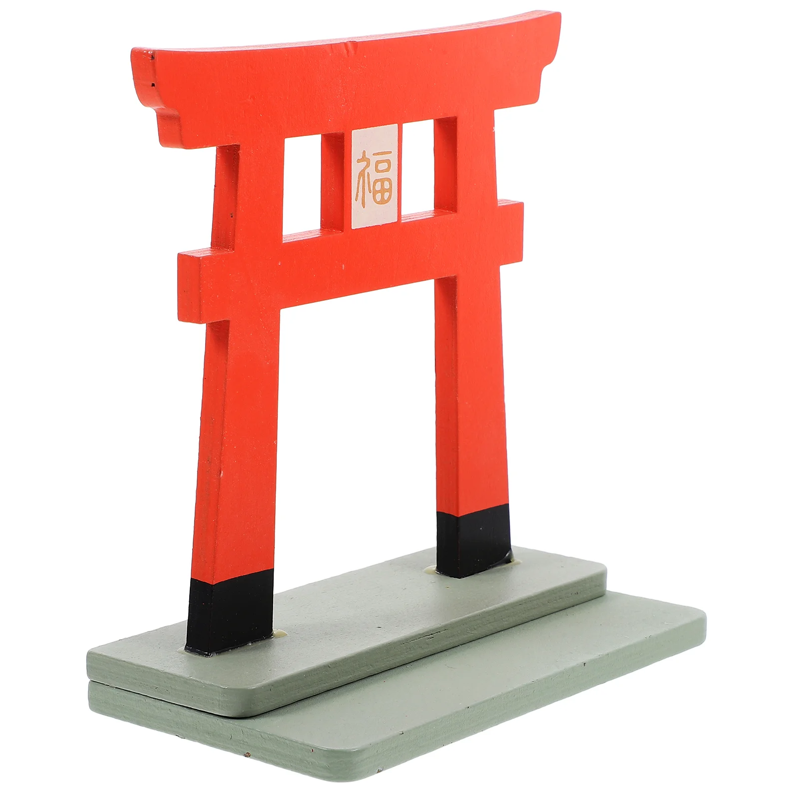 Декор Fumen Мини Дверь Деревянный Орнамент Оранжевый Стиль Традиционная Модель