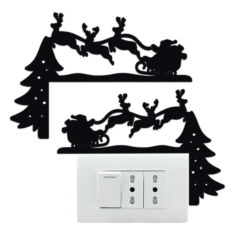 

Christmas Door Frame Decor Christmas Elements Door Frame Pendant Christmas Light Switch Stickersk Christmas Decorations For Home