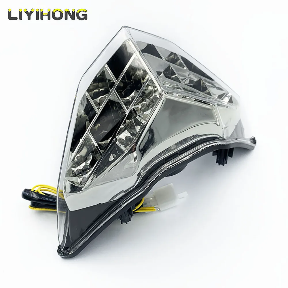 

Задний фонарь для Kawasaki Ninja 250 300 EX300 2013 2014 2015 2016 2017, задний фонарь, задний стоп-сигнал, сигналы поворота, встроенная светодиодная лампа