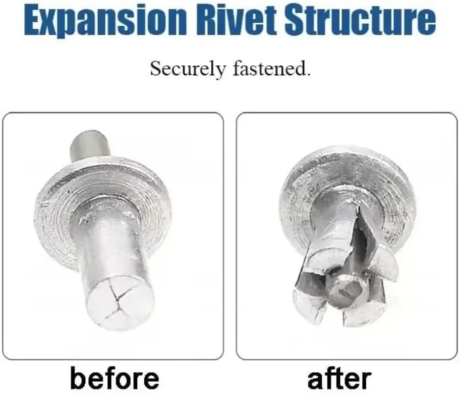 300/10 шт. заклепки из алюминиевого сплава