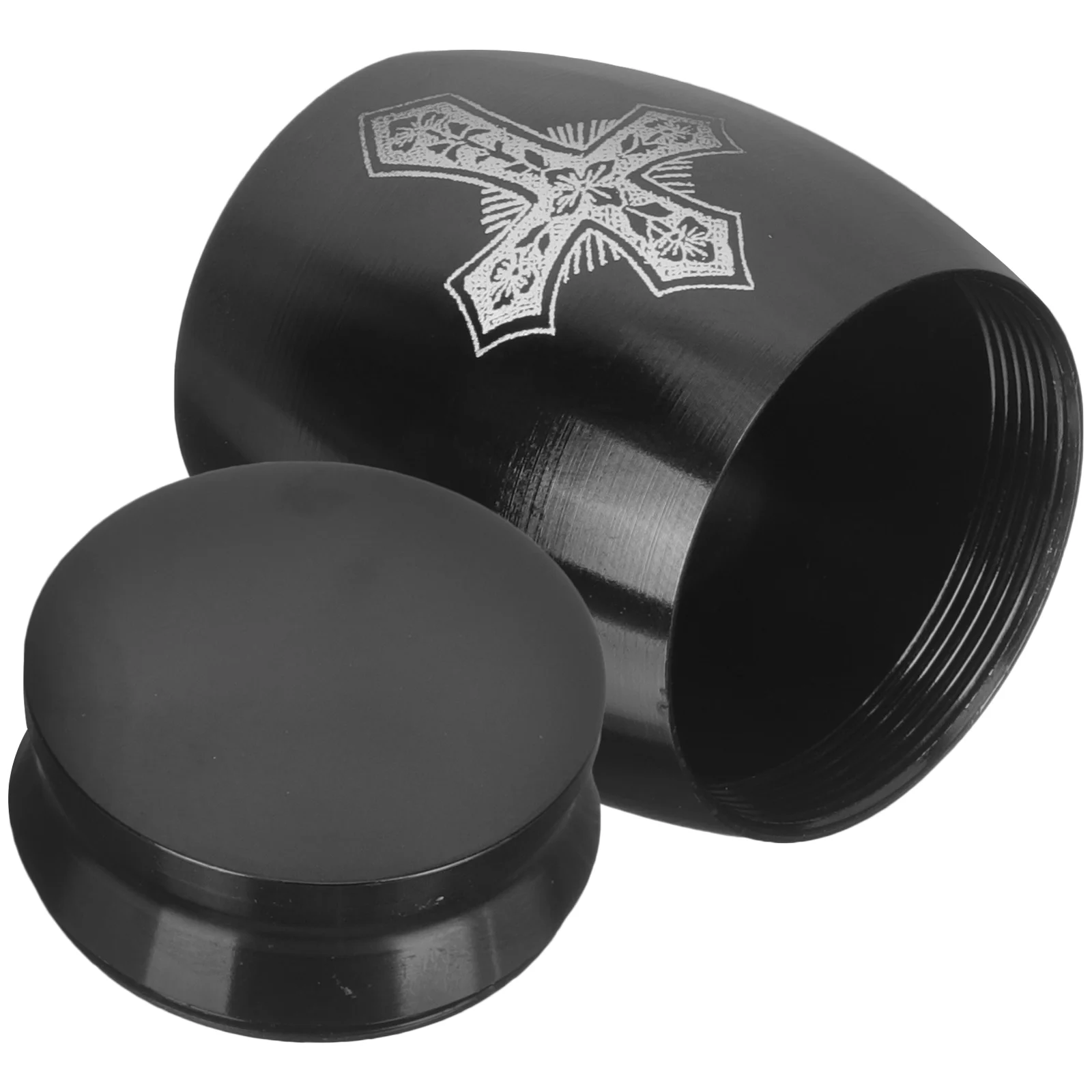 Урна с крестом Декор Пепел Уры Похорочные для сувениров Маленький металлический