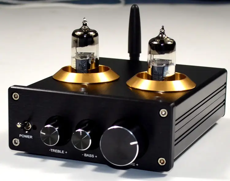 

6j5 электронная трубка передний этап Bluetooth 4,2 или 5,0 aptx 12V источник питания