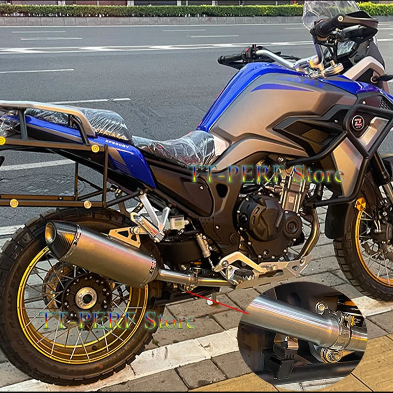 Для Colove KYMOTO ZF500X ZF400X ZF500GY KY 400X выхлопная труба мотоцикла Escape Scooter Link Tube DB Killer