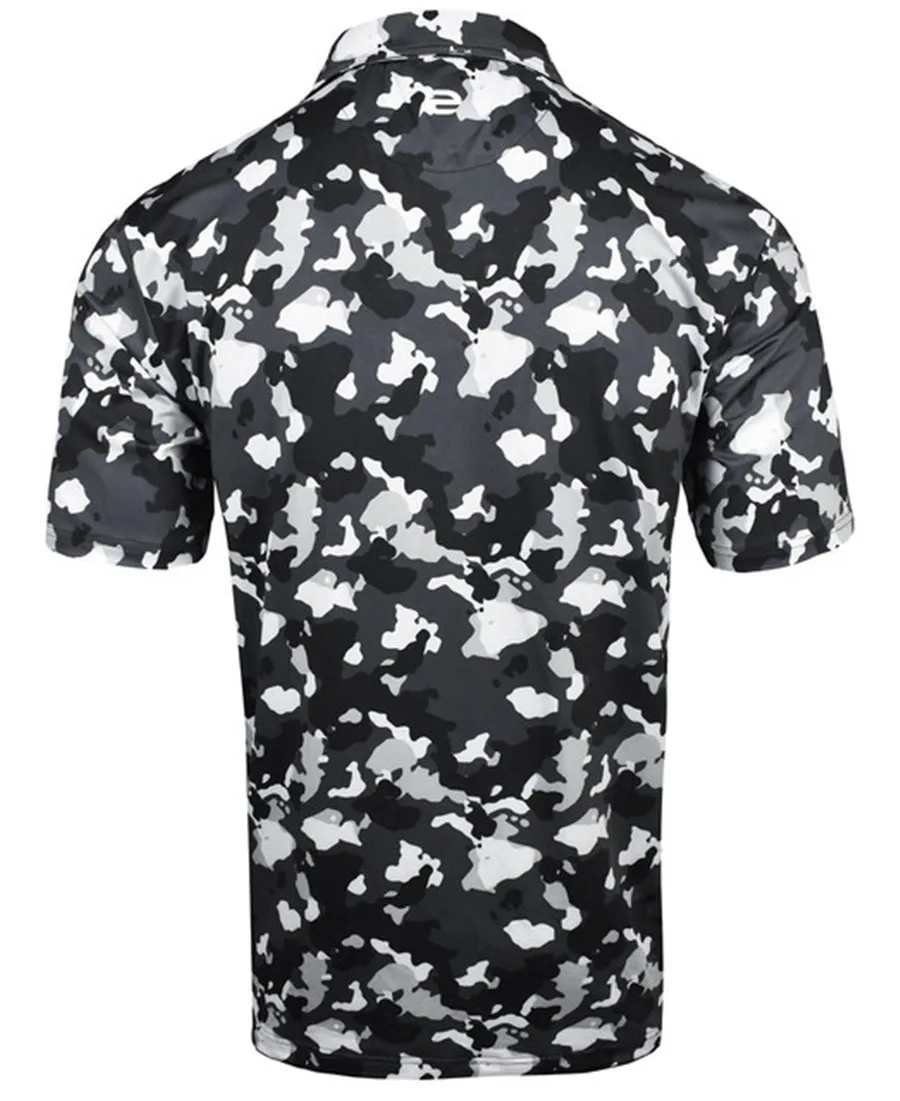 Camouflage golf polo shirt short sleeved T-shirt summer men's fast drying breathable clothing casual sports F1 jersey