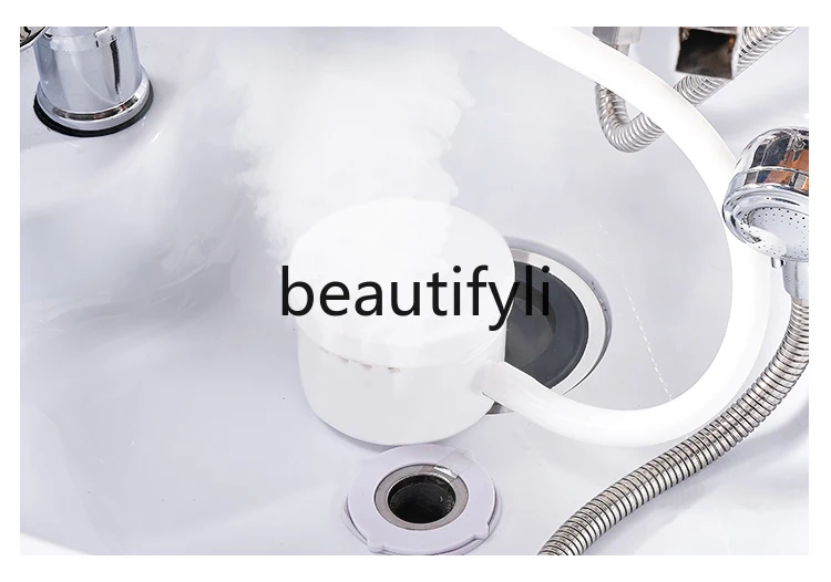 Подвижная раковина для лечения волос. Отопление с постоянной температурой.