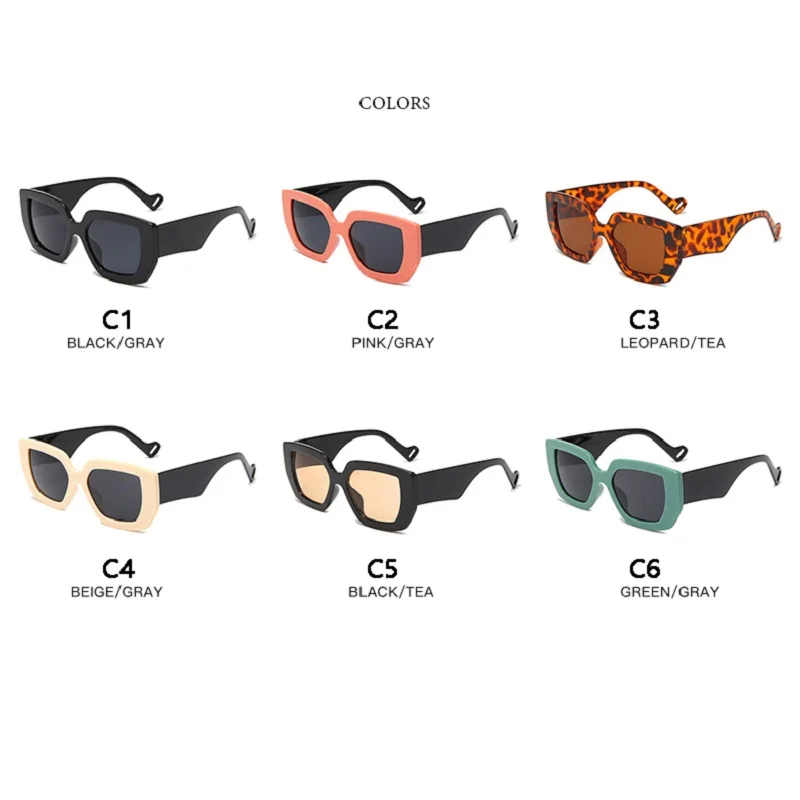 Квадратные солнцезащитные очки из поликарбоната Gafas De Sol