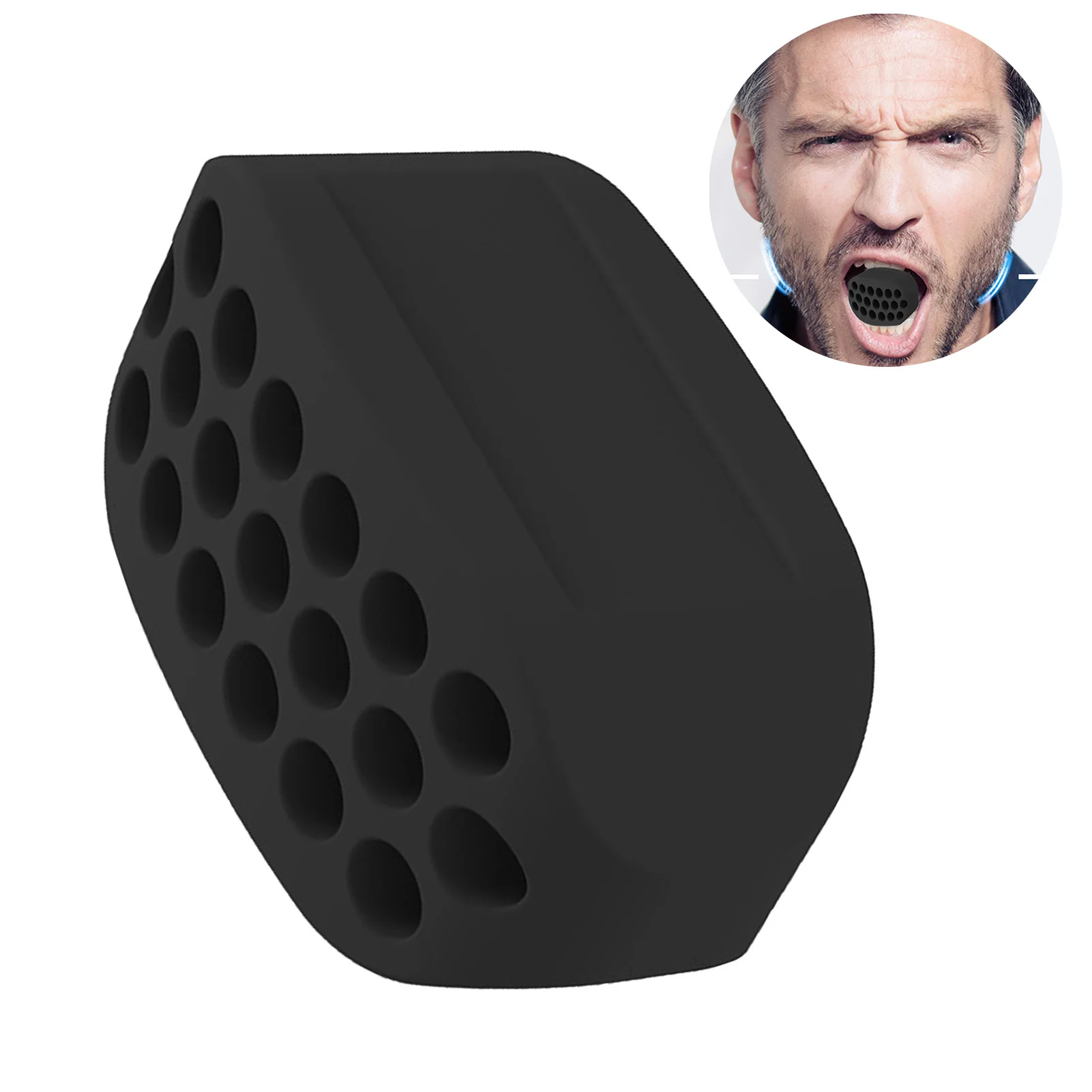 

Тренажер для подбородка лица, мягкий тренажер для челюсти и лица, безопасный и удобный тренажер для лица для мужчин и женщин