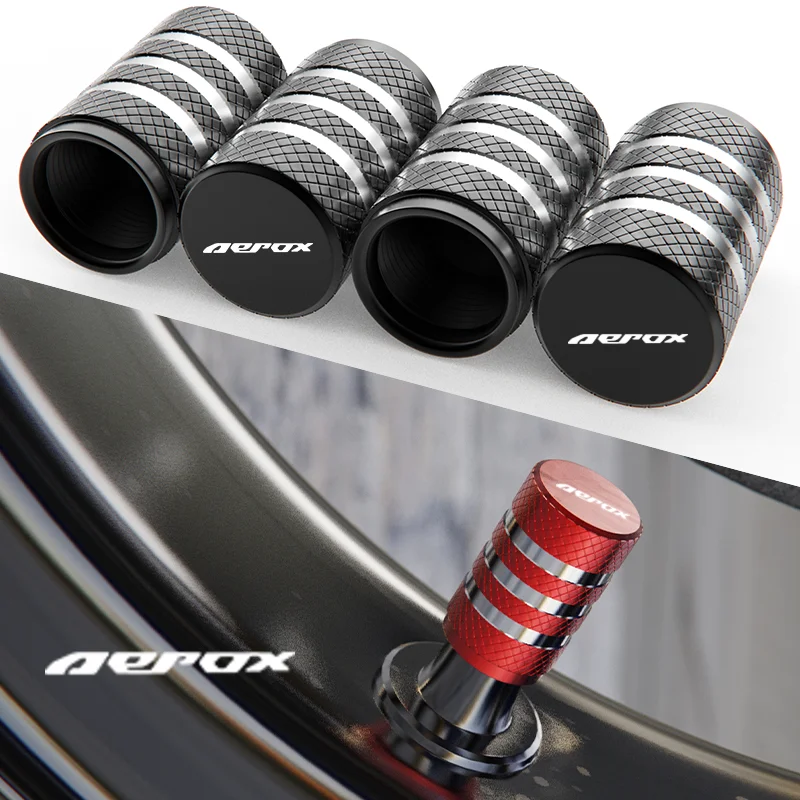 

For Yamaha AEROX155 AEROX 155 2015-2021 Motorcycle Accessories Wheel Tire Valve caps CNC Aluminum Airtight Covers