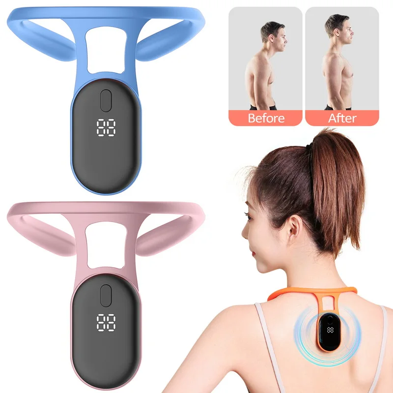 Children Adult Neck Posture Corrector Intelligent Crystal Induction Hunchback Correction upper Back Brace Shoulder Support Belt