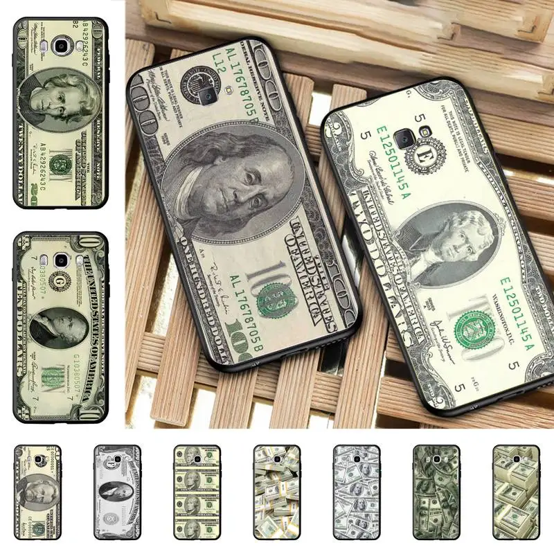 

Luxury Dollar US Phone Case for Samsung J 2 3 4 5 6 7 8 prime plus 2018 2017 2016 core