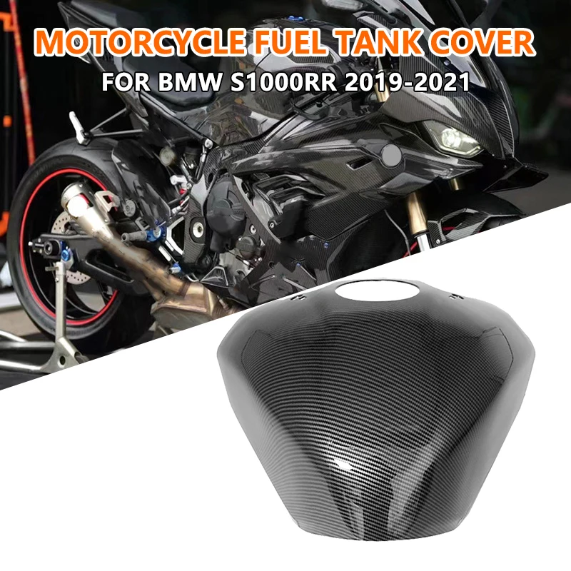 Motorcycle For BMW S1000RR M1000RR S1000 RR 2019-2022 2021 Retrofit ABS Carbon Fiber Color Fuel Tank Protector Fuel Tank Cover