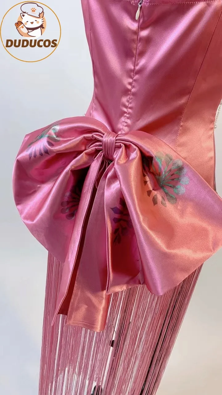 Реверс: 1999 37 Anjo Nala карнавальный костюм аниме Ms. Kimberly Hari сексуальное розовое платье