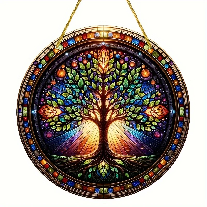 

Акриловый Ловец Солнца, Символ Жизни, Декоративное Оконное Подвесное Украшение Для Садового Дверного Проема