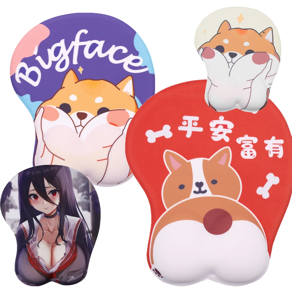 

Viviration Mouse Pad EVA Support Wristband Gaming Mousepad Mice Mat Non Slip Gaming Pads Mats For Desktop Laptop Computer Mause