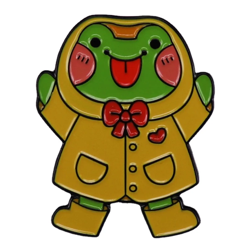 

Cute Mackintosh Frog Brooch Small Animal Badge Accessory Hard Enamel Pin