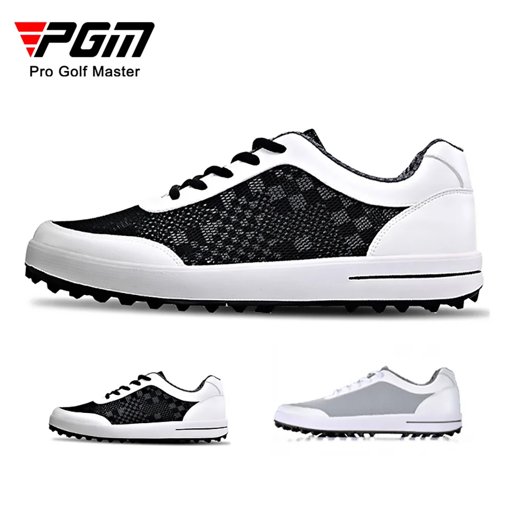 PGM Men'S Golf Shoes Breathable Non-Slip Nailless Mesh Shoes Outdoor Golf Sneakers Summer Refreshing And Comfortable Mesh XZ079