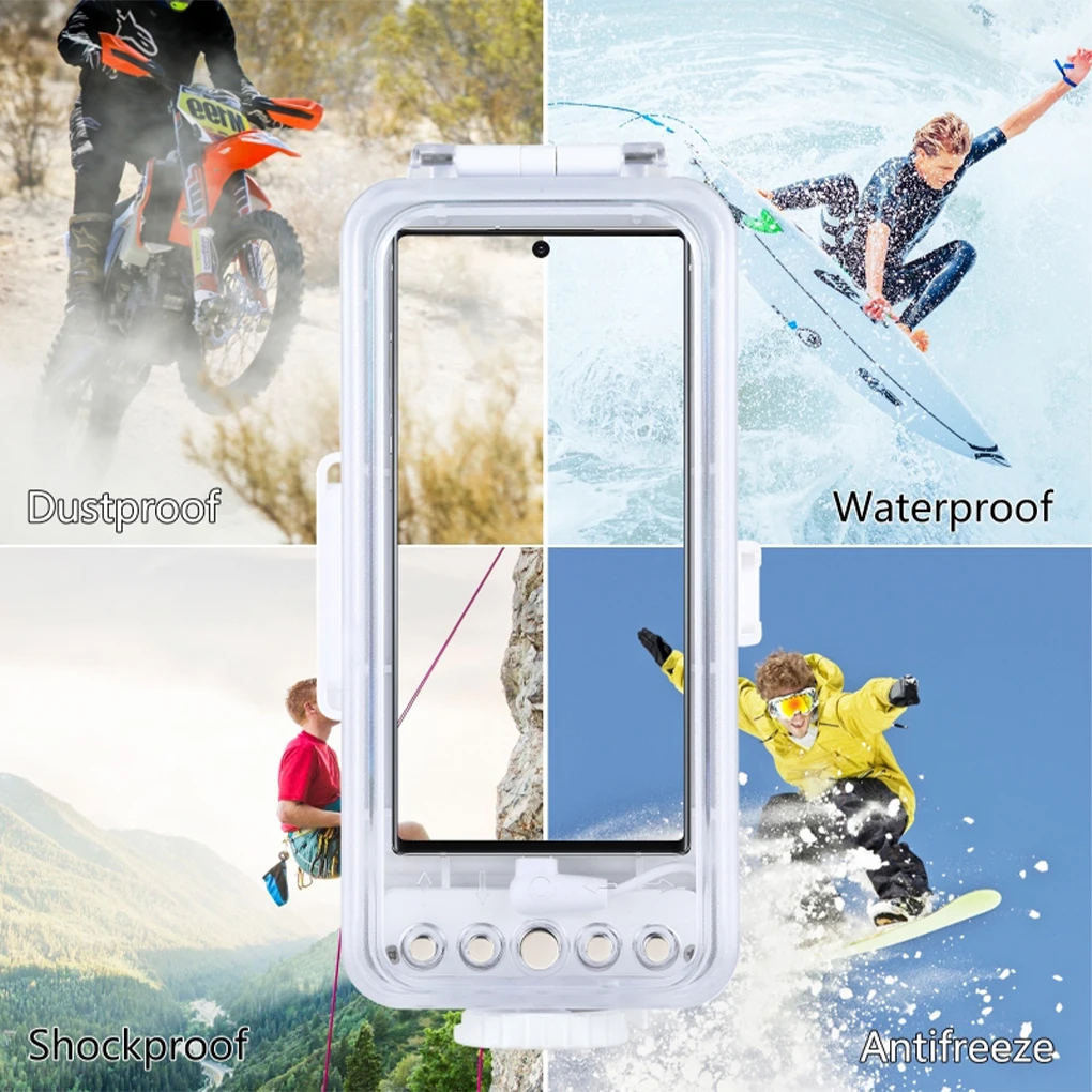 

Underwater Case Waterproof Diving Sports Cover Housing Photo Video Snorkeling Smartphone Tool Mobile Supply Practical