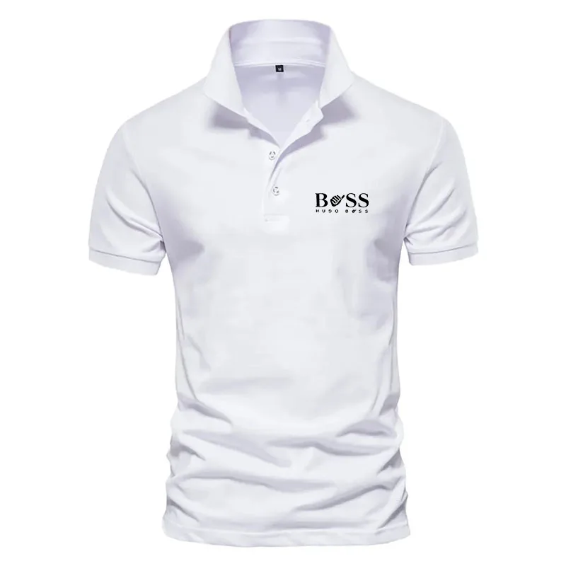 

2023 New Hot Summer Men's POLO Shirt Simple High Quality Short Sleeved Tops