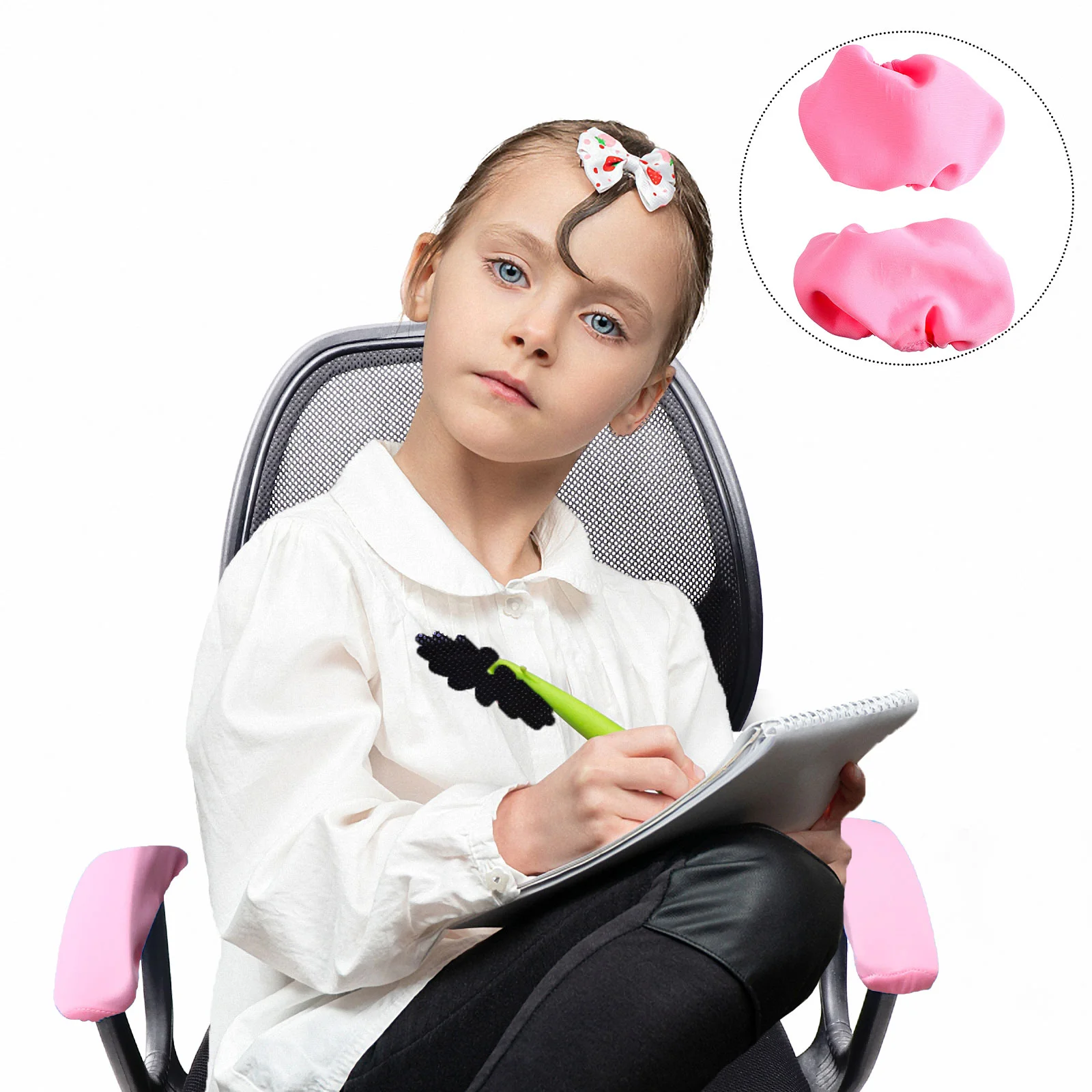 

1 Pair Chair Handle Covers Dustproof Protective Covers Armrest Handle Protectors