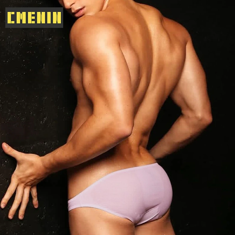 

Трусы-брифы мужские с низкой посадкой, пикантное нижнее белье, модал, трусы для геев, джоки, 1 шт.