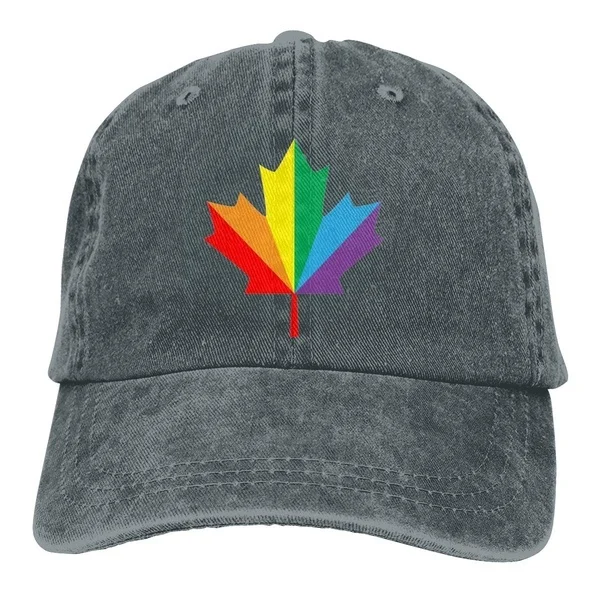 

Canada Pride Adult Vintage Washed Denim Adjustable Baseball Cap