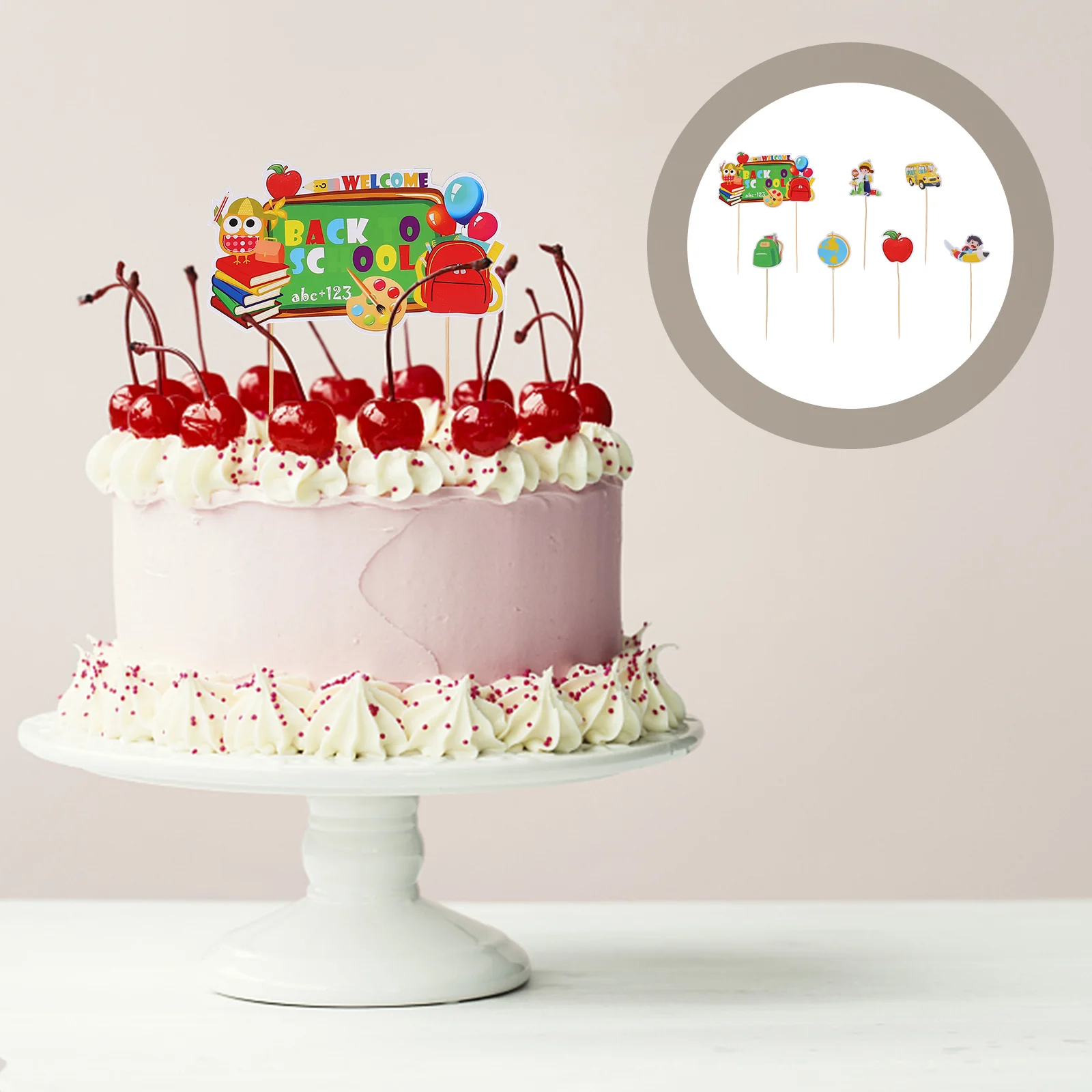 

13Pcs Beautiful Multipurpose Back To School Ornament Fruits Decoration