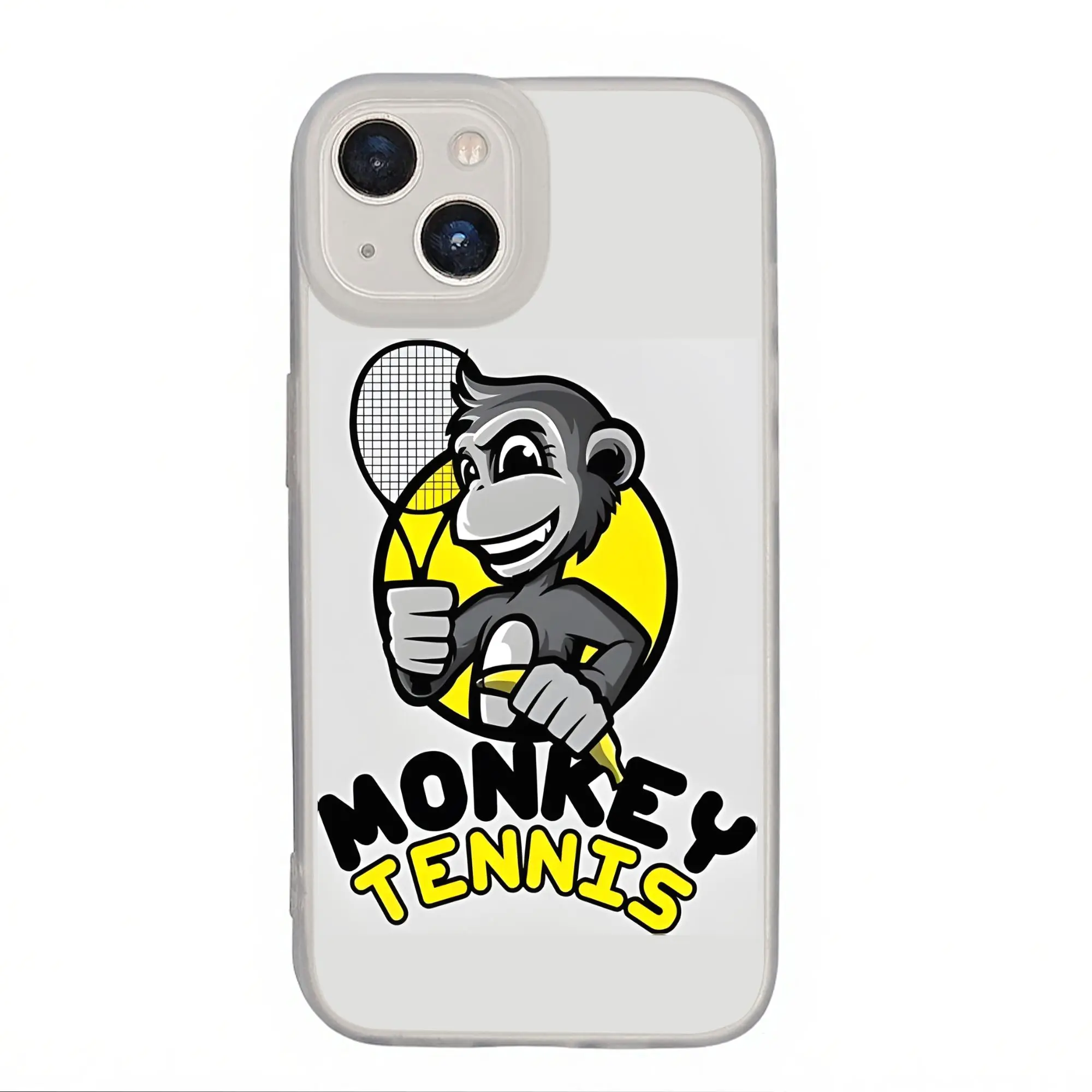 Фото Новый противоударный чехол-бампер Armor Idea Series с дизайном Monkey Tennis для iPhone 17, 16, 15, 14, 13, 12, 11 №2