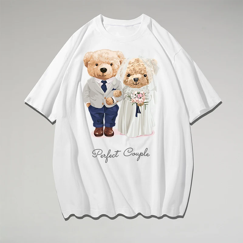 

Bear Bestselling Luxury Men Pretty Top Tees School Trendy Sleep Luck Male T-Shirt