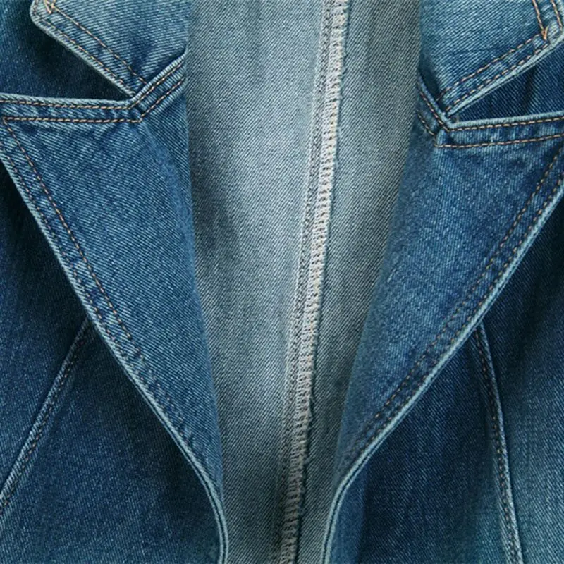 Женский джинсовый жилет