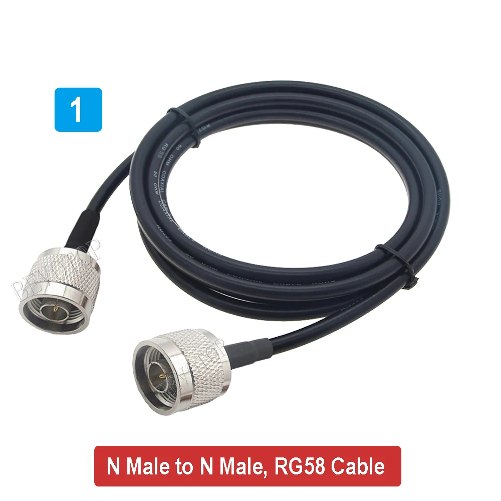 Удлинительный кабель RG58 N-папа-N-папа BEVOTOP